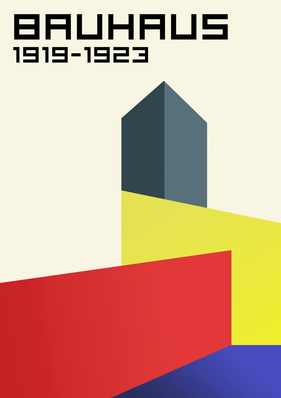 Bauhaus Building - Print Only frame
