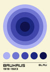 Blue Circles print