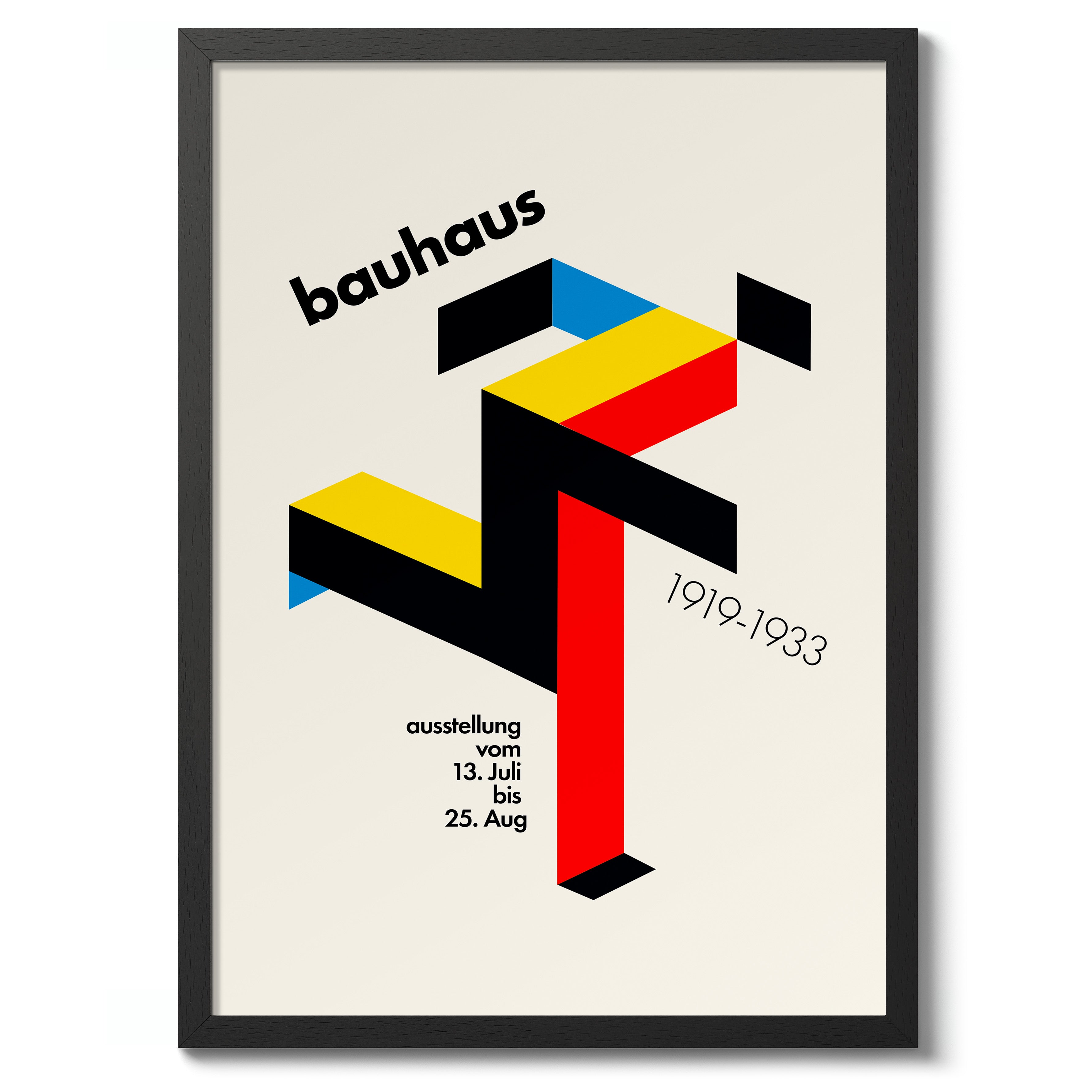 Running Man White - Bauhaus | Bauhaus | Framed Prints & Posters – Animato