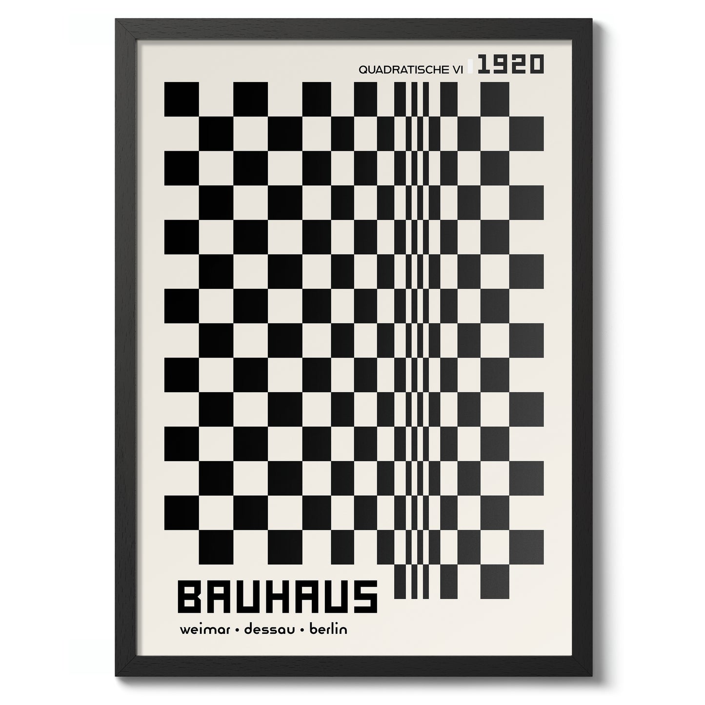 Quadratische, in Black & White