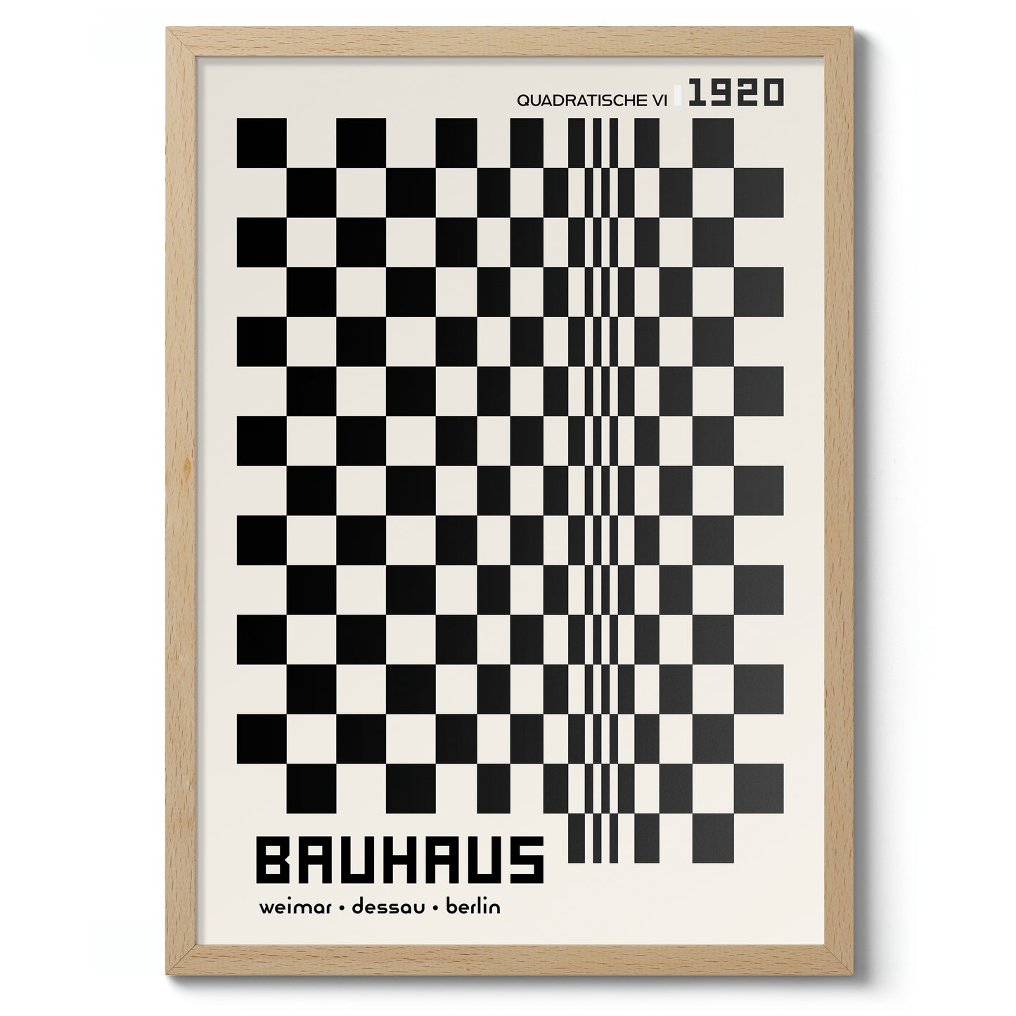 Quadratische, in Black & White