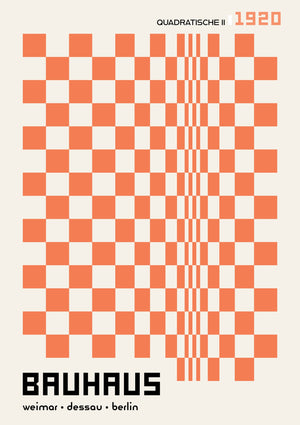 Kvadratisk, i orange