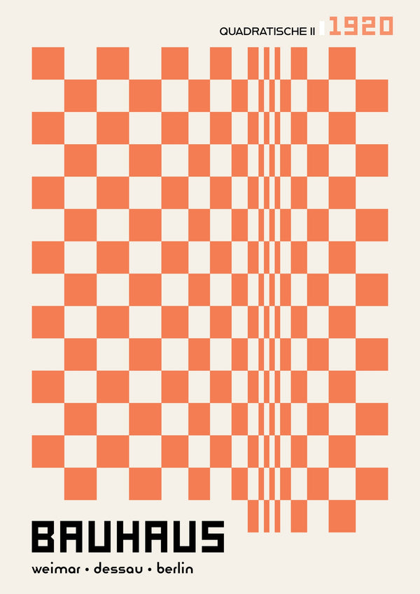 Kvadratisk, i orange