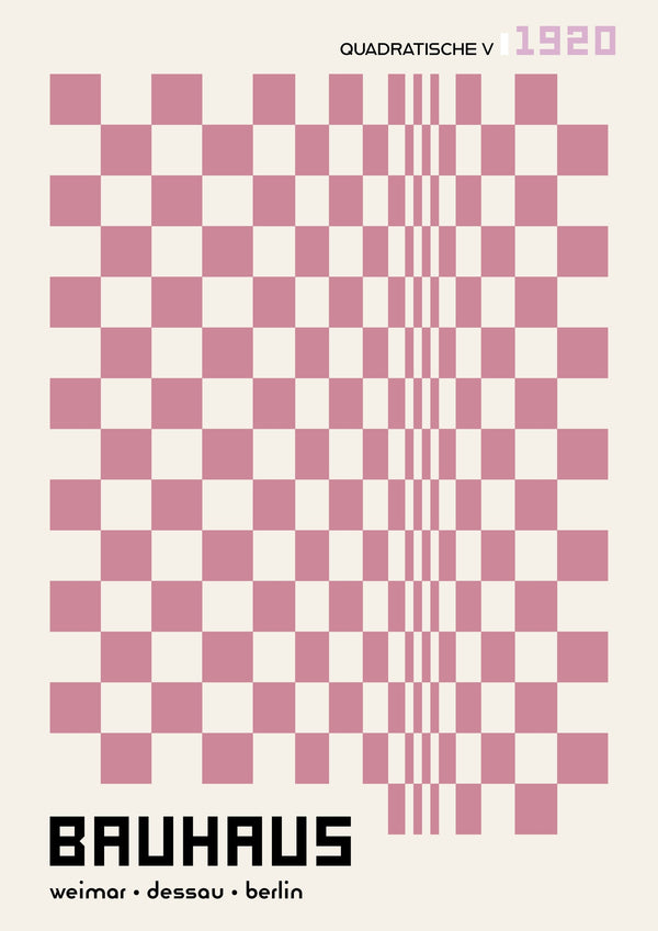 Quadratisch, in Pink