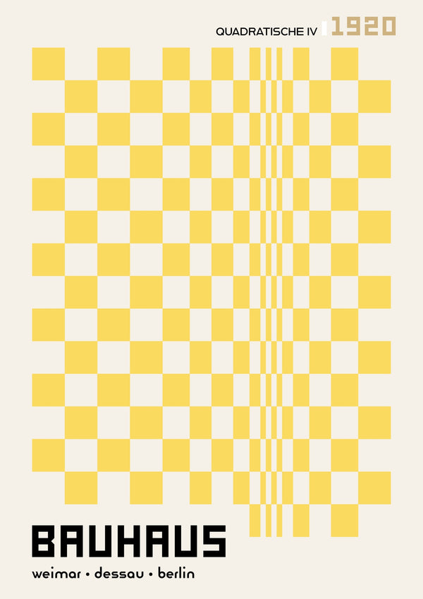Quadratische, in Gelb