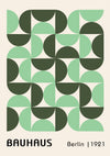 Green Semi-Circles print