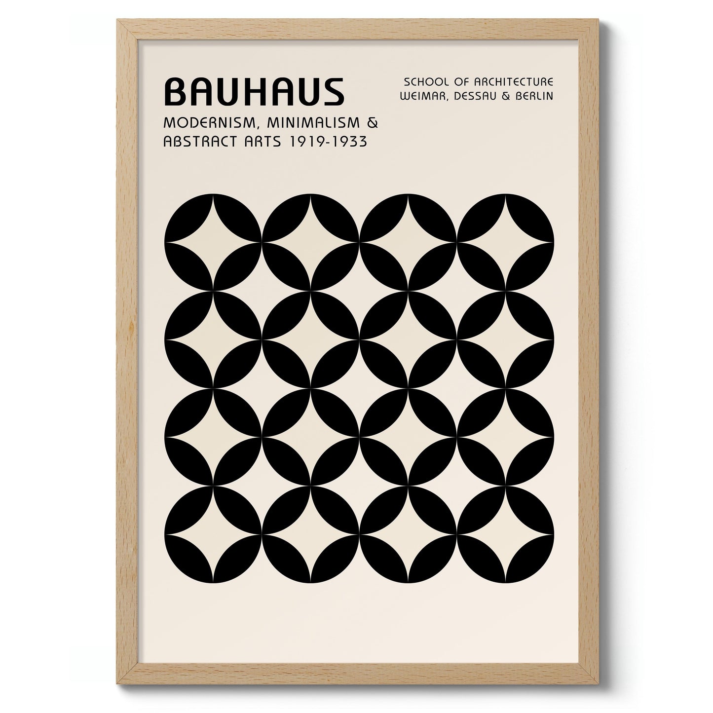 Géométrie circulaire noire