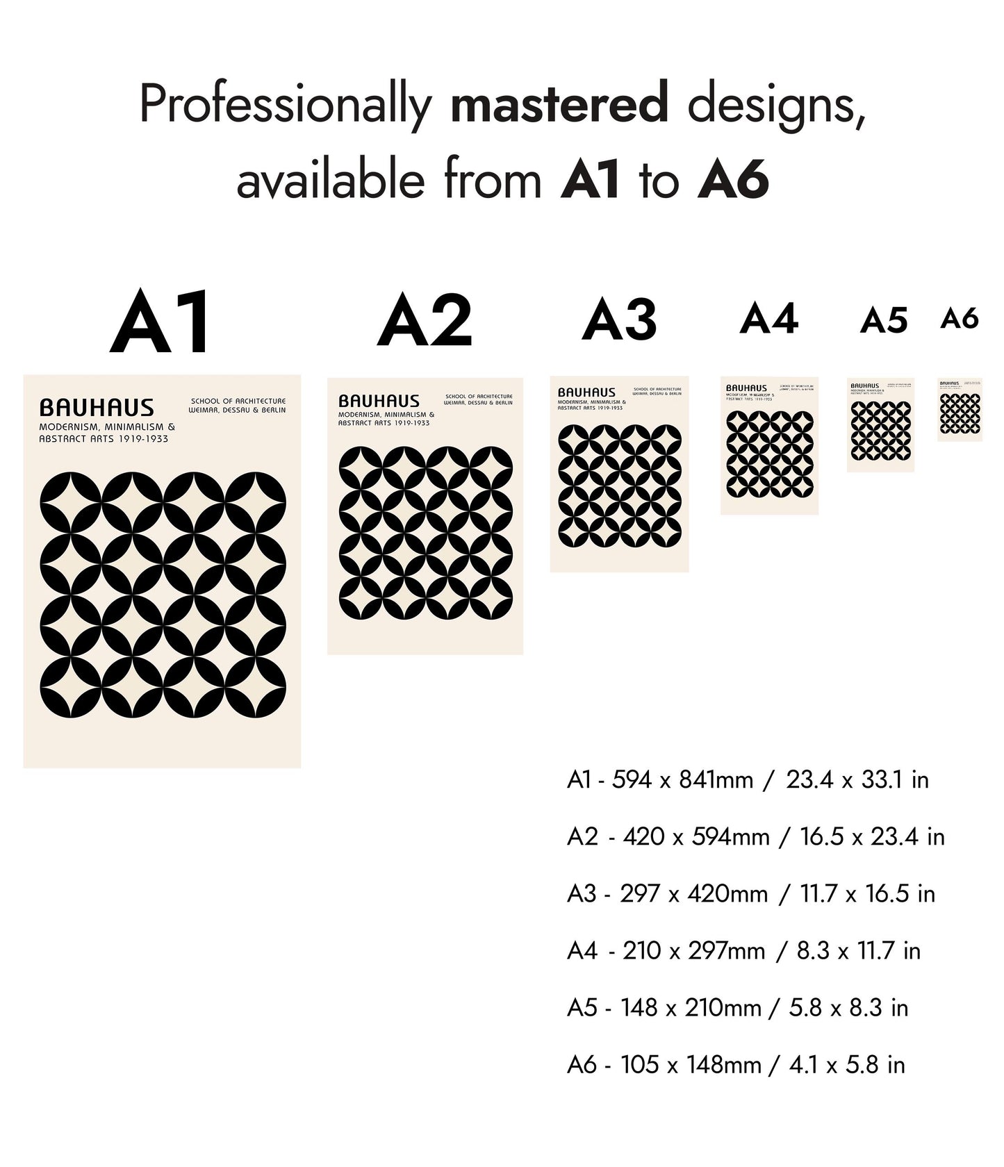 Géométrie circulaire noire
