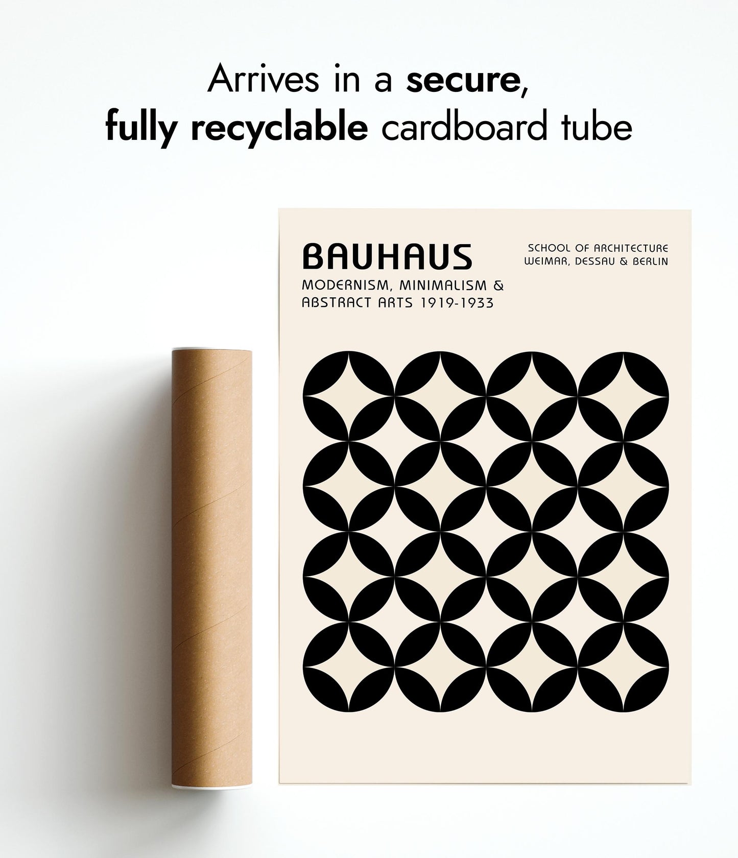 Géométrie circulaire noire