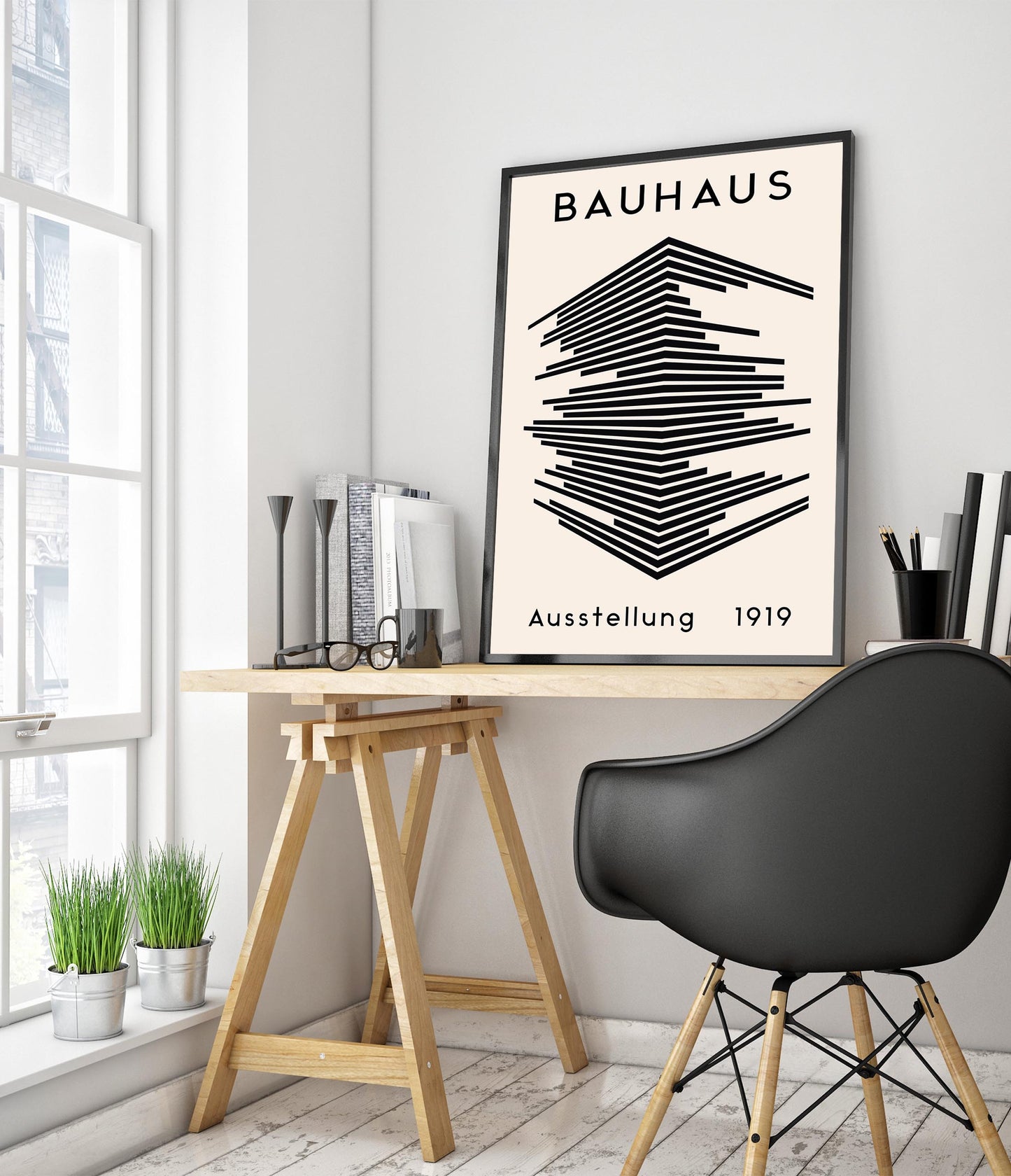 Corner Geometry, Black on White