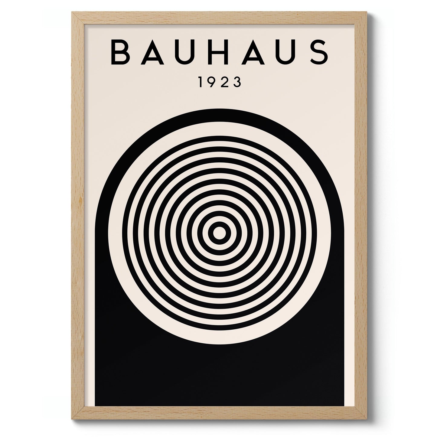 Cercles, noir sur blanc