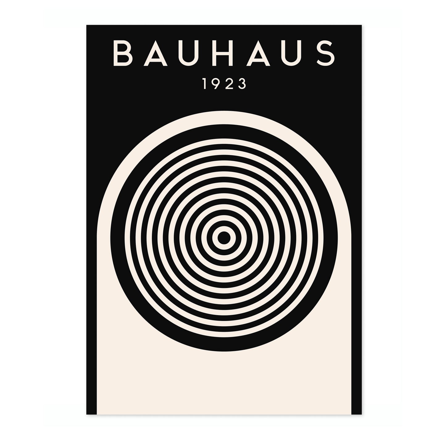 Circles, White on Black