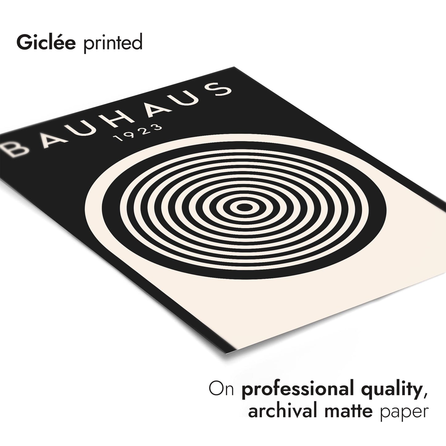 Circles, White on Black