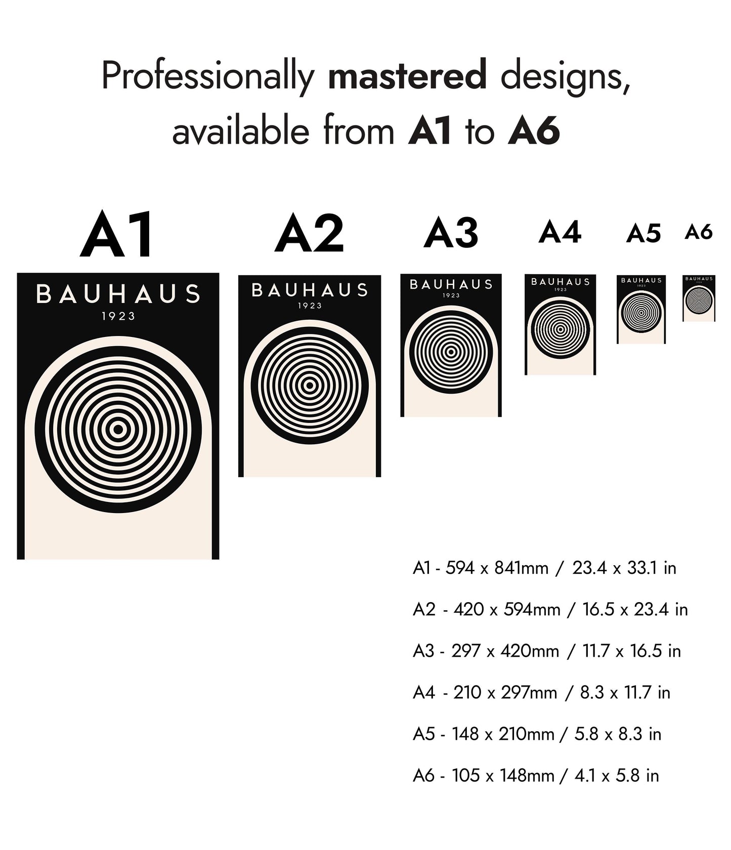 Circles, White on Black