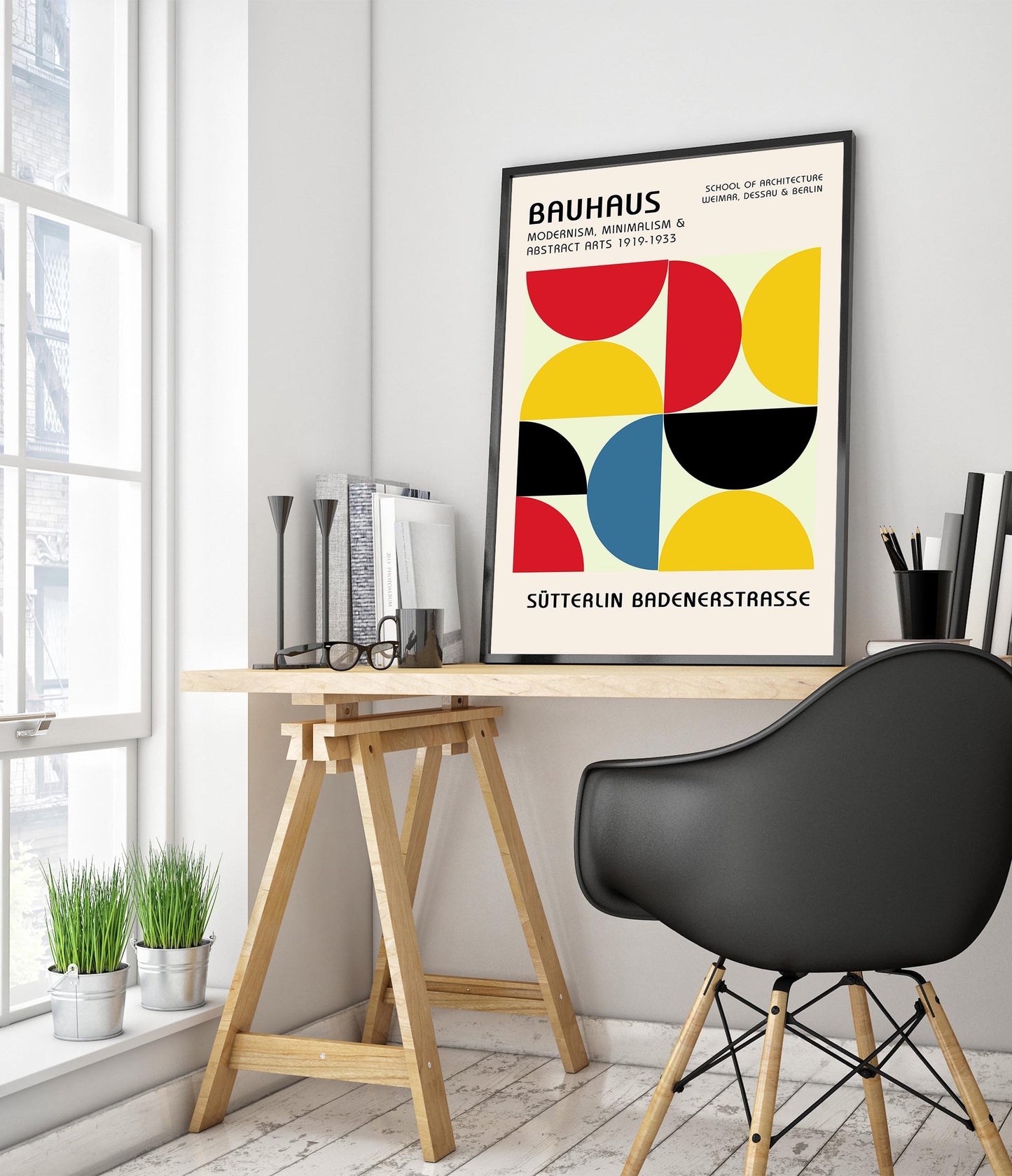 Halvcirklar i primära färger