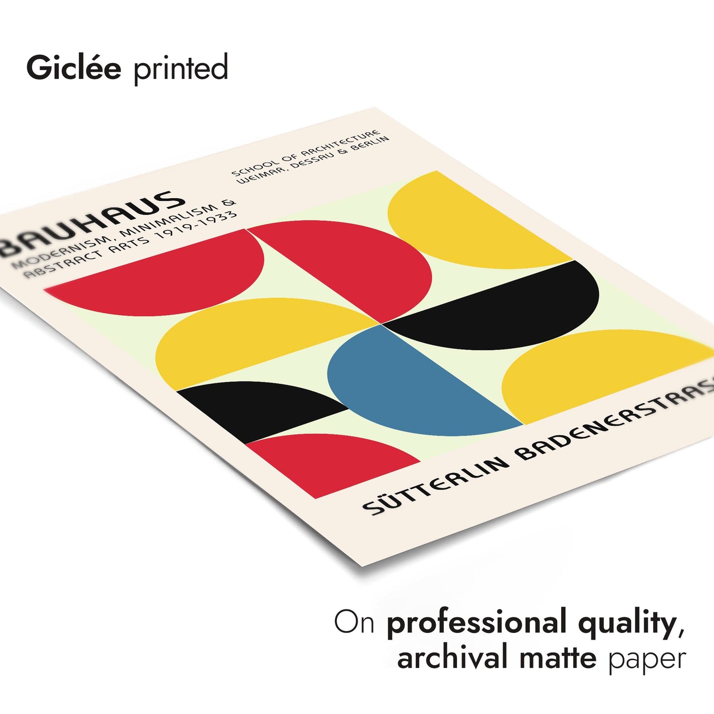 Halvcirklar i primära färger