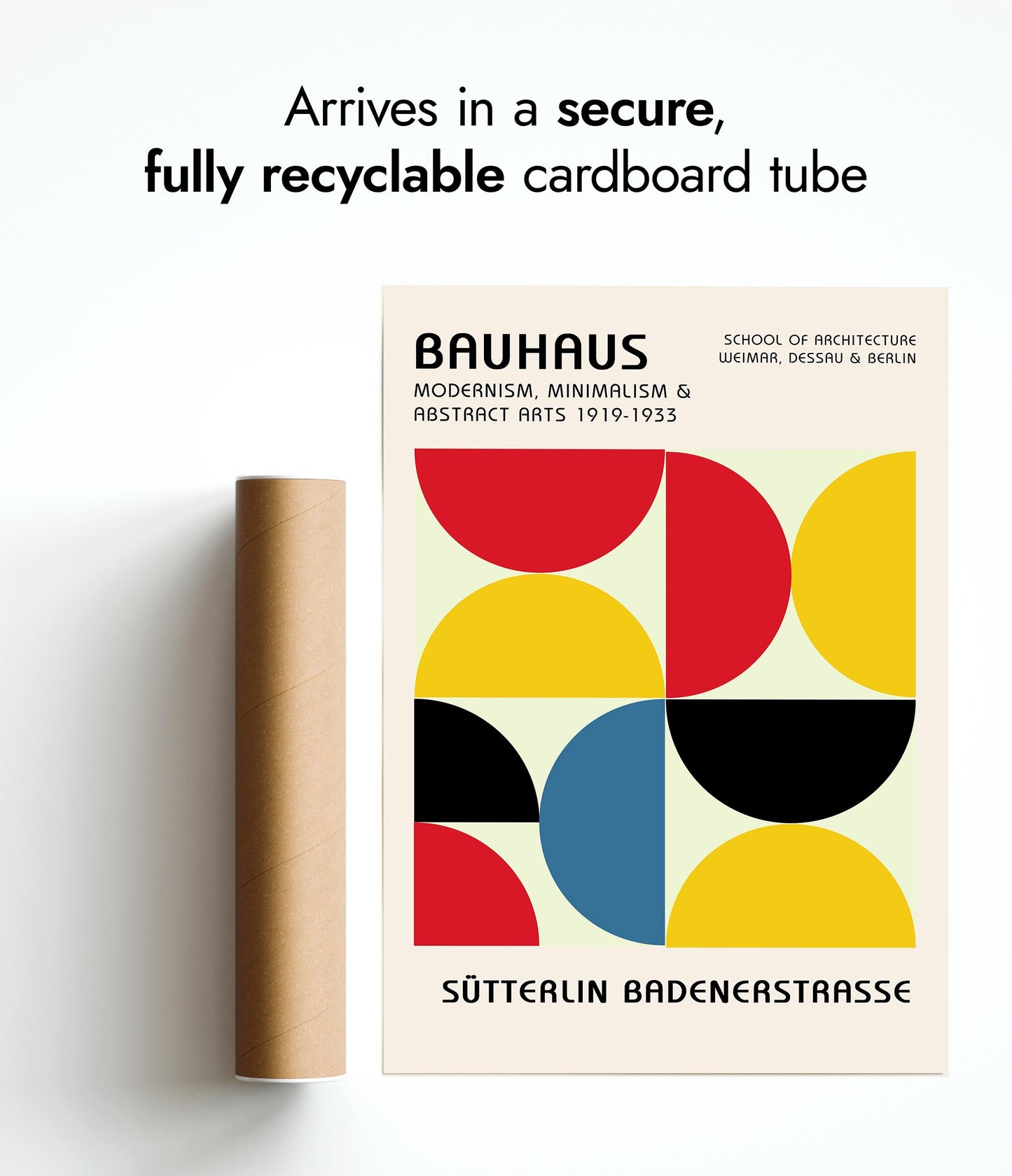 Halvcirklar i primära färger