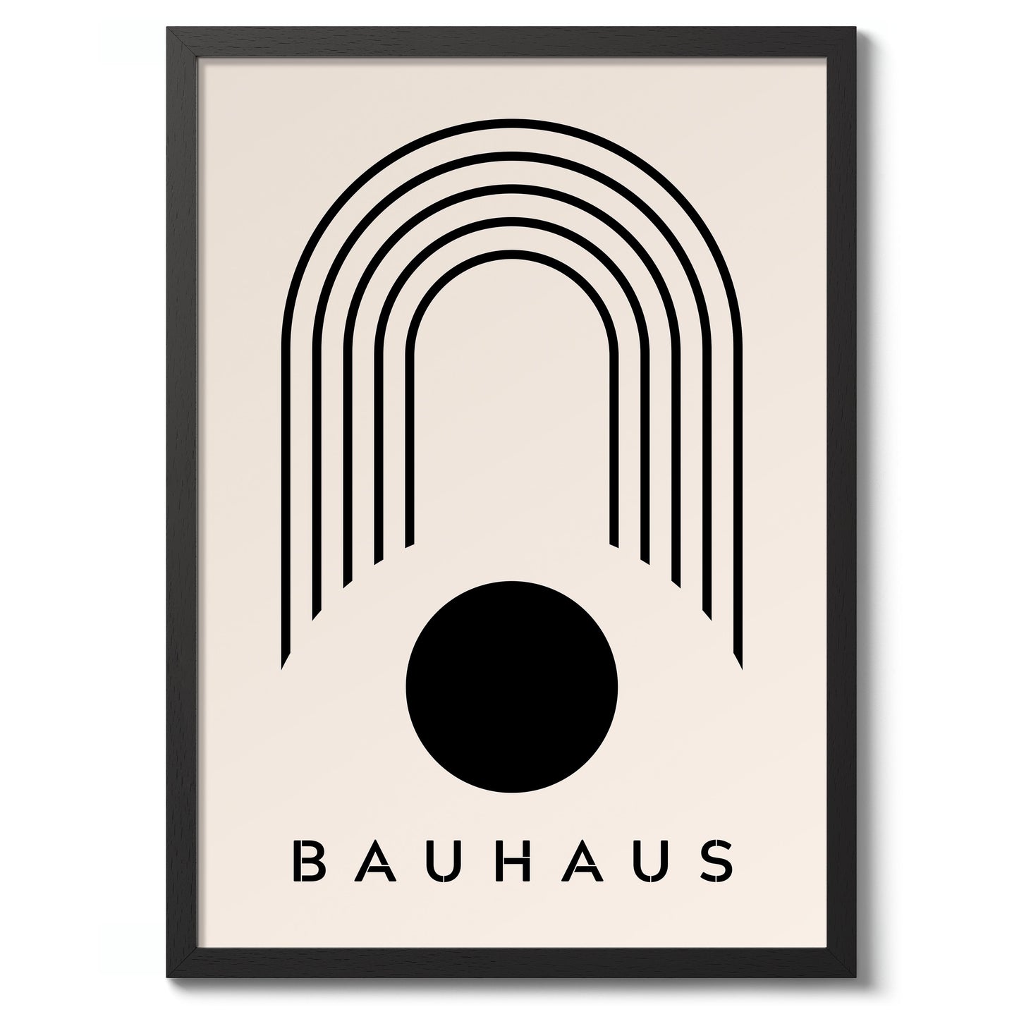 Arc au-dessus d'un Soleil Noir