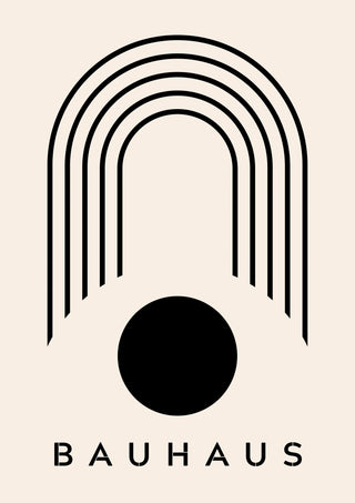 Arc au-dessus d'un Soleil Noir print