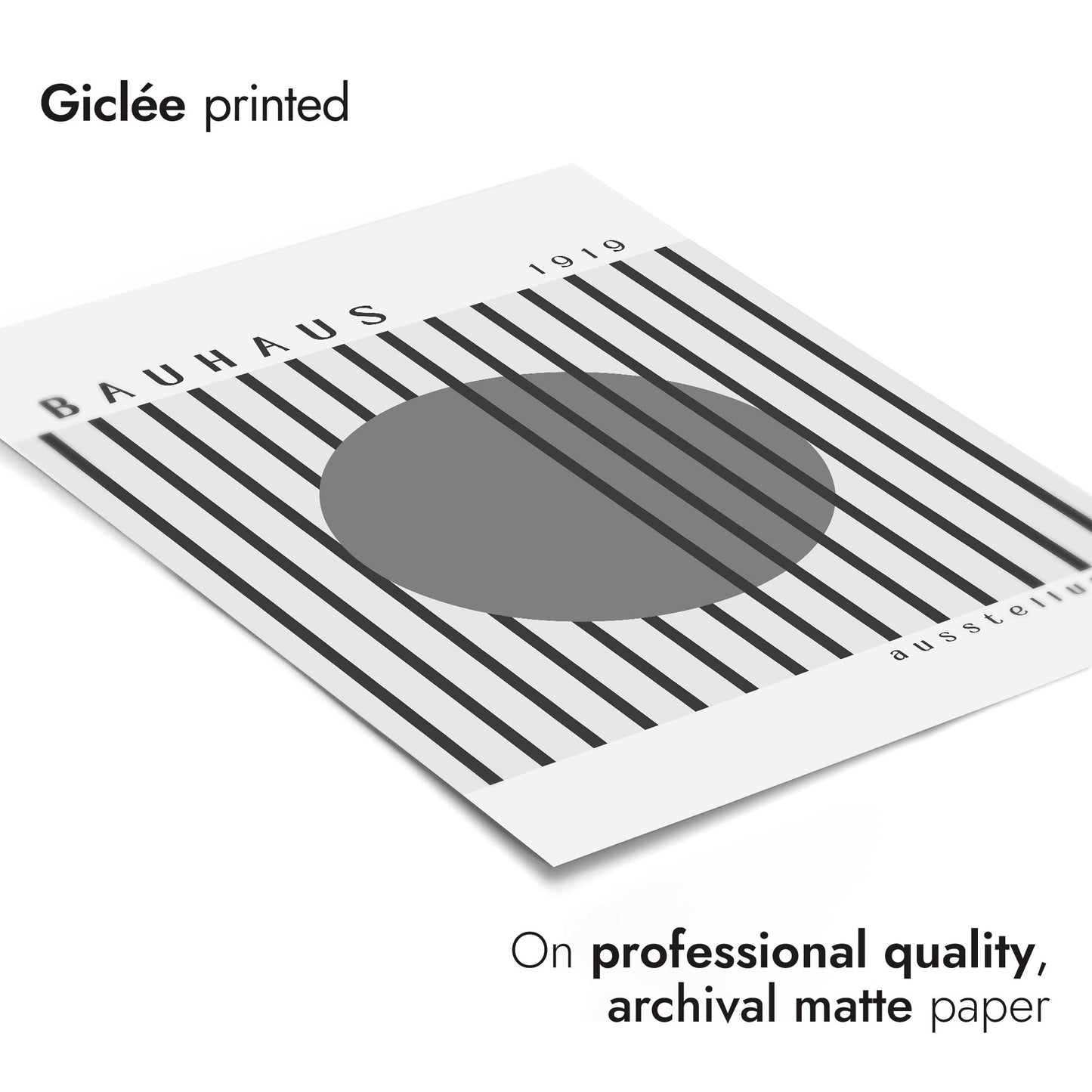 Grauer Kreis & Schwarze Streifen
