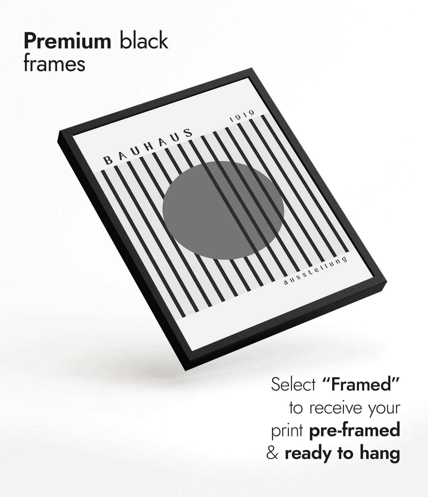 Grauer Kreis & Schwarze Streifen