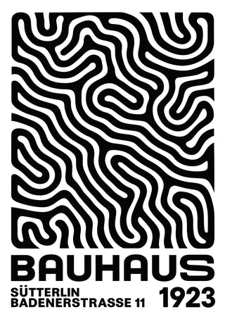 Bauhaus Golfjes print