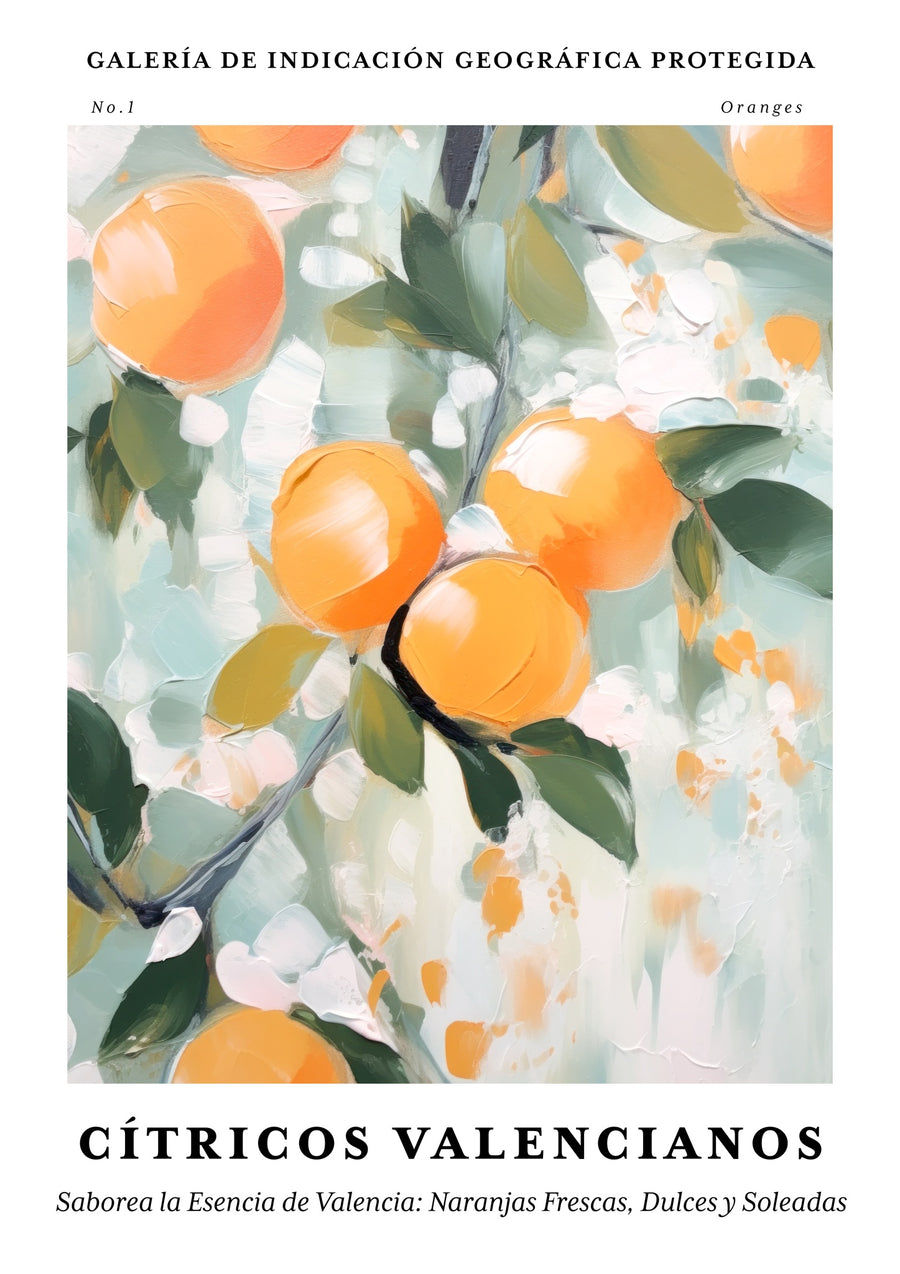 Apelsiner - Valencia - Print Only frame