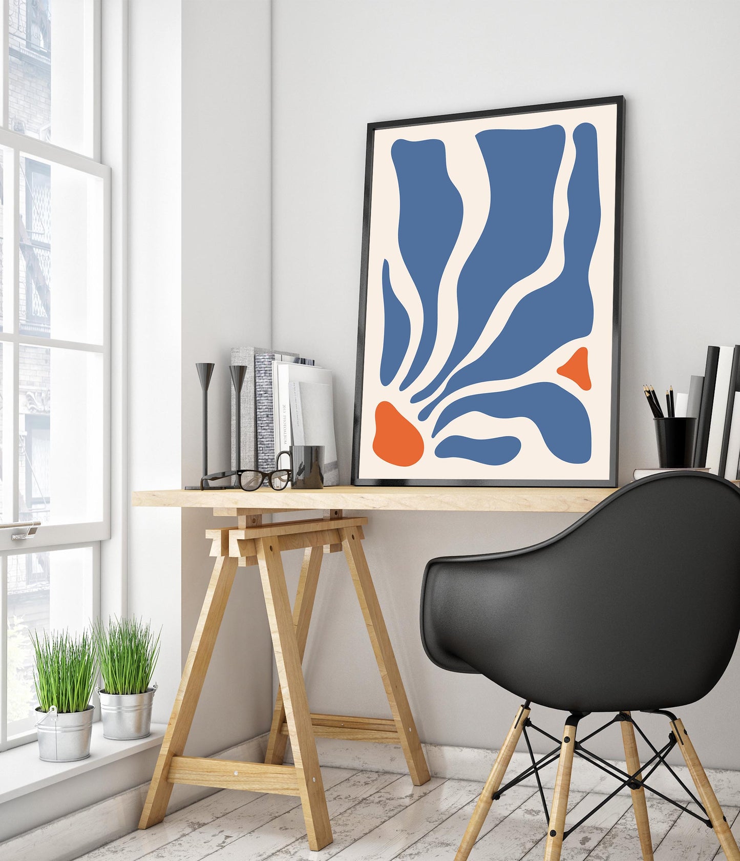 Blue Flower Impression