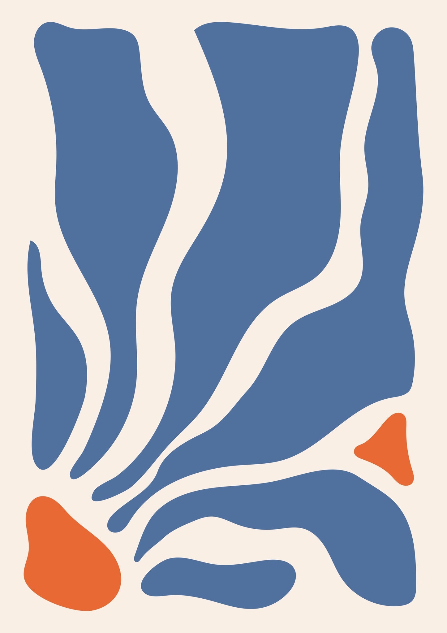 Blue Flower Impression