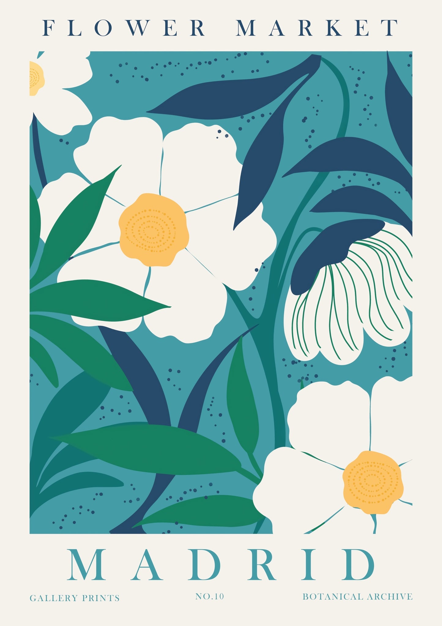 Bloemenmarkt van Madrid