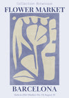 Bloemenmarkt van Barcelona print