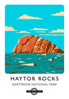 Haytor Rocks, Dartmoor National Park print