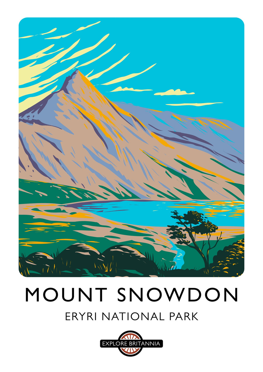 Mount Snowdon, Eryri (Snowdonia) National Park - Print Only frame