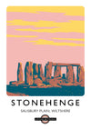 Stonehenge, Salisbury Plain, Wiltshere print