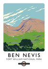 Ben Nevis, Fort William National Park print