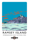 Ramsey Island, Pembrokeshire Coast print