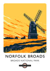 Norfolk Broads, Broads National Park print