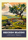 Breckon Beacons, Limitless Trails print