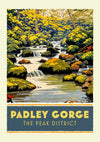 Padley Gorge, The Peak District print