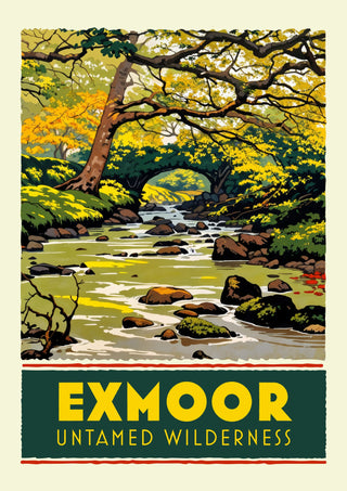 Exmoor, Untamed Wilderness print