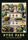 Hyde Park, The Italian Gardens print