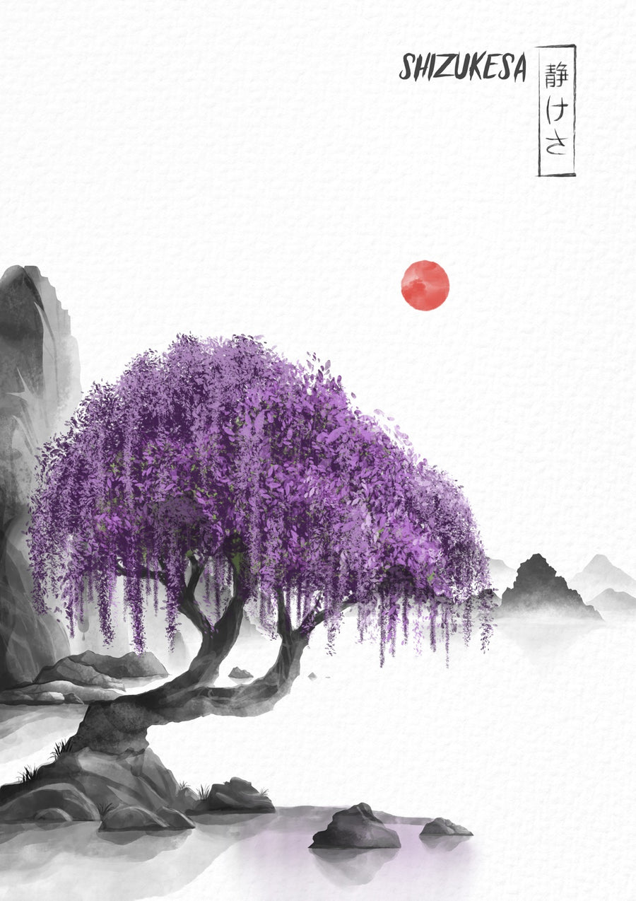 Tranquil - Print Only frame