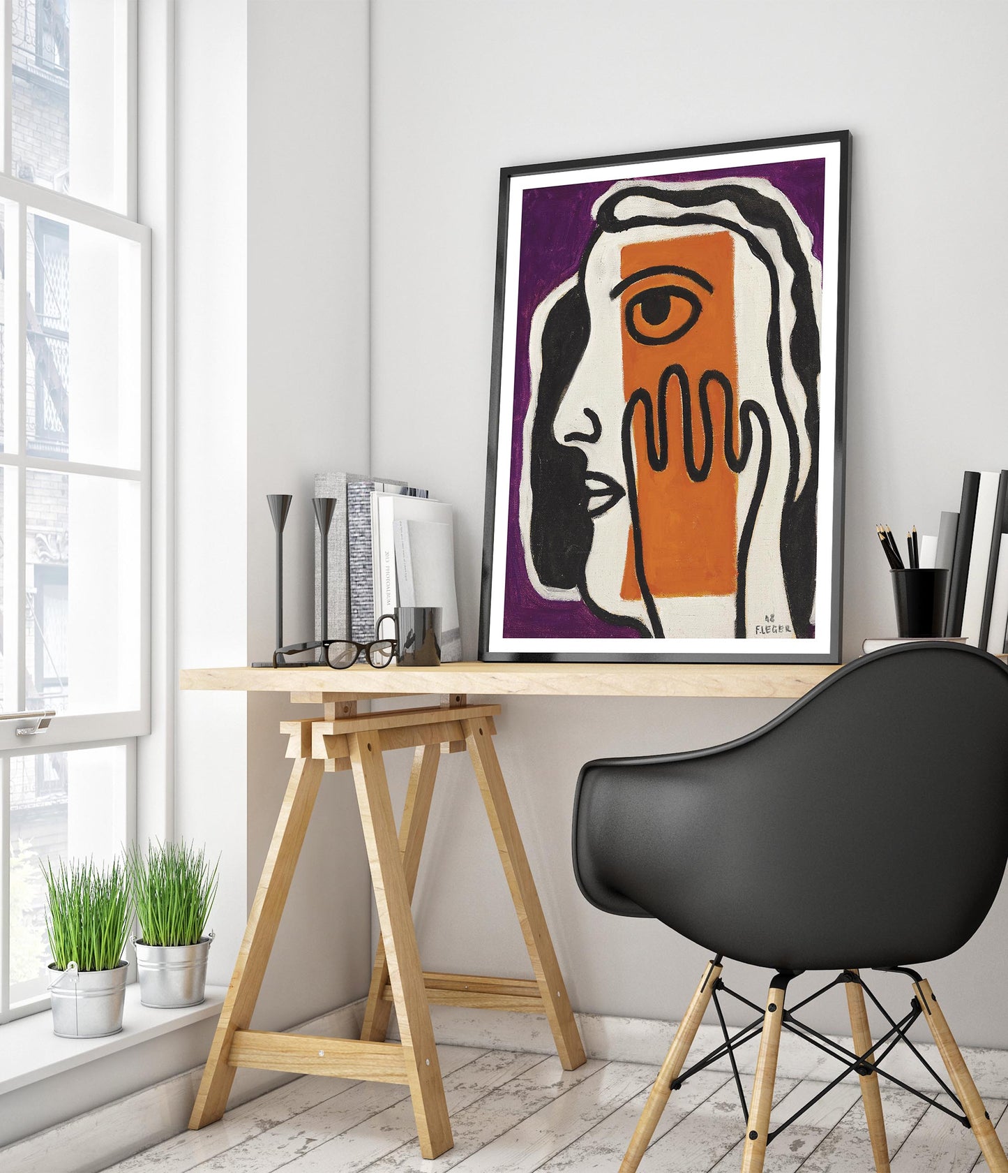 Figuur in Twee Kleuren