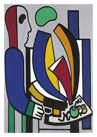 Mann mit Melone print