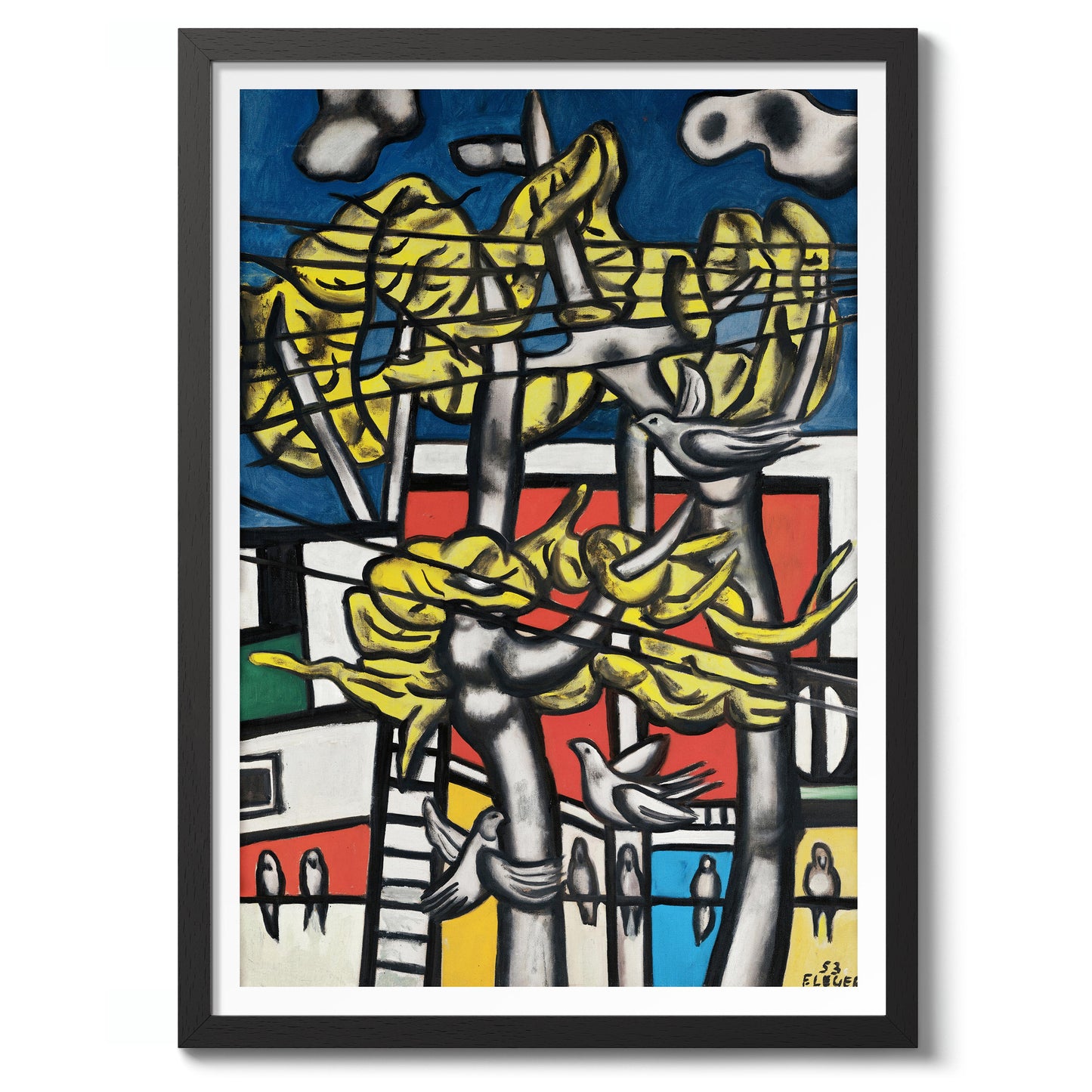 Vögel in den Bäumen