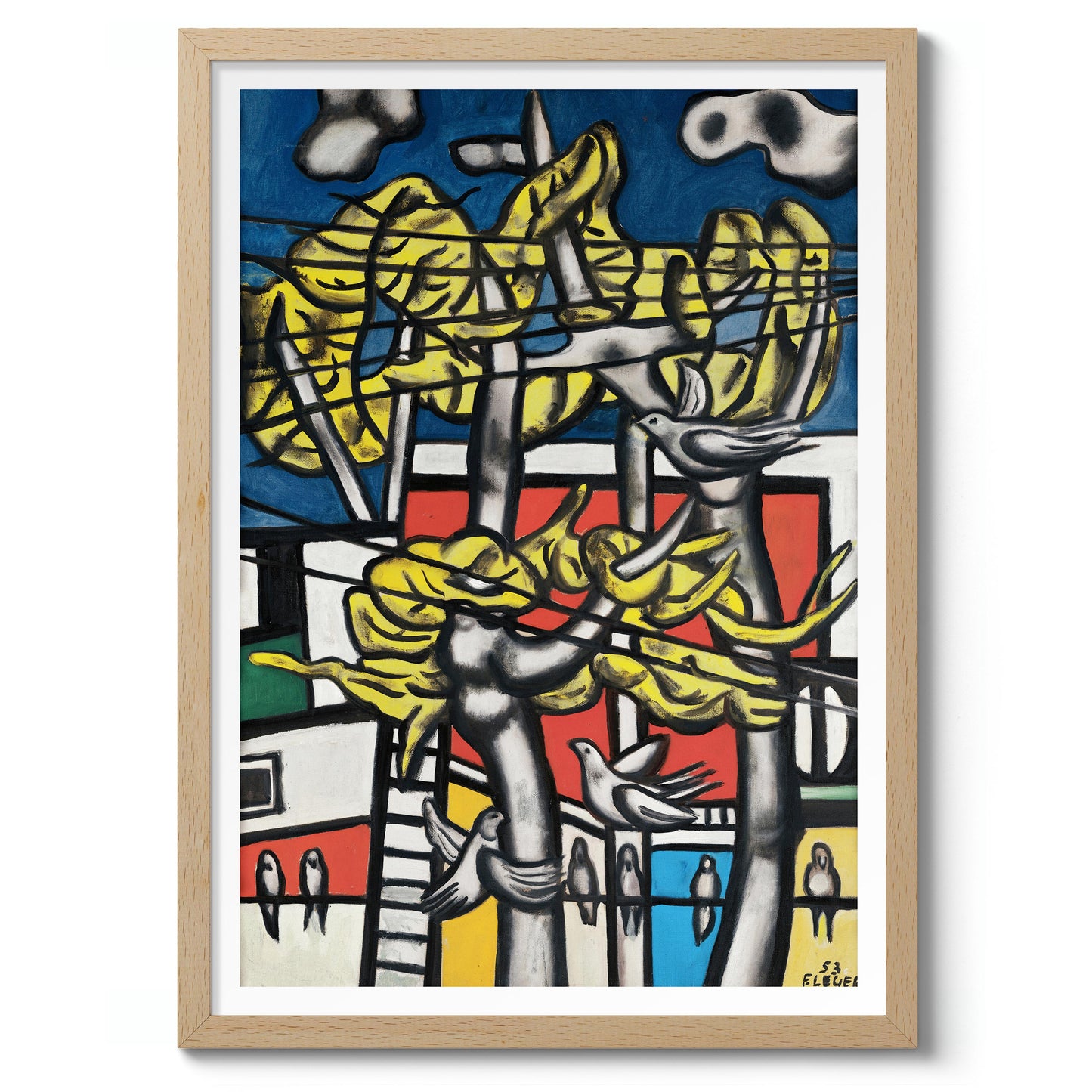 Vögel in den Bäumen