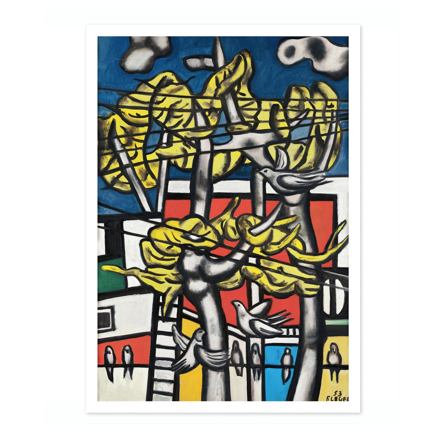 Vögel in den Bäumen