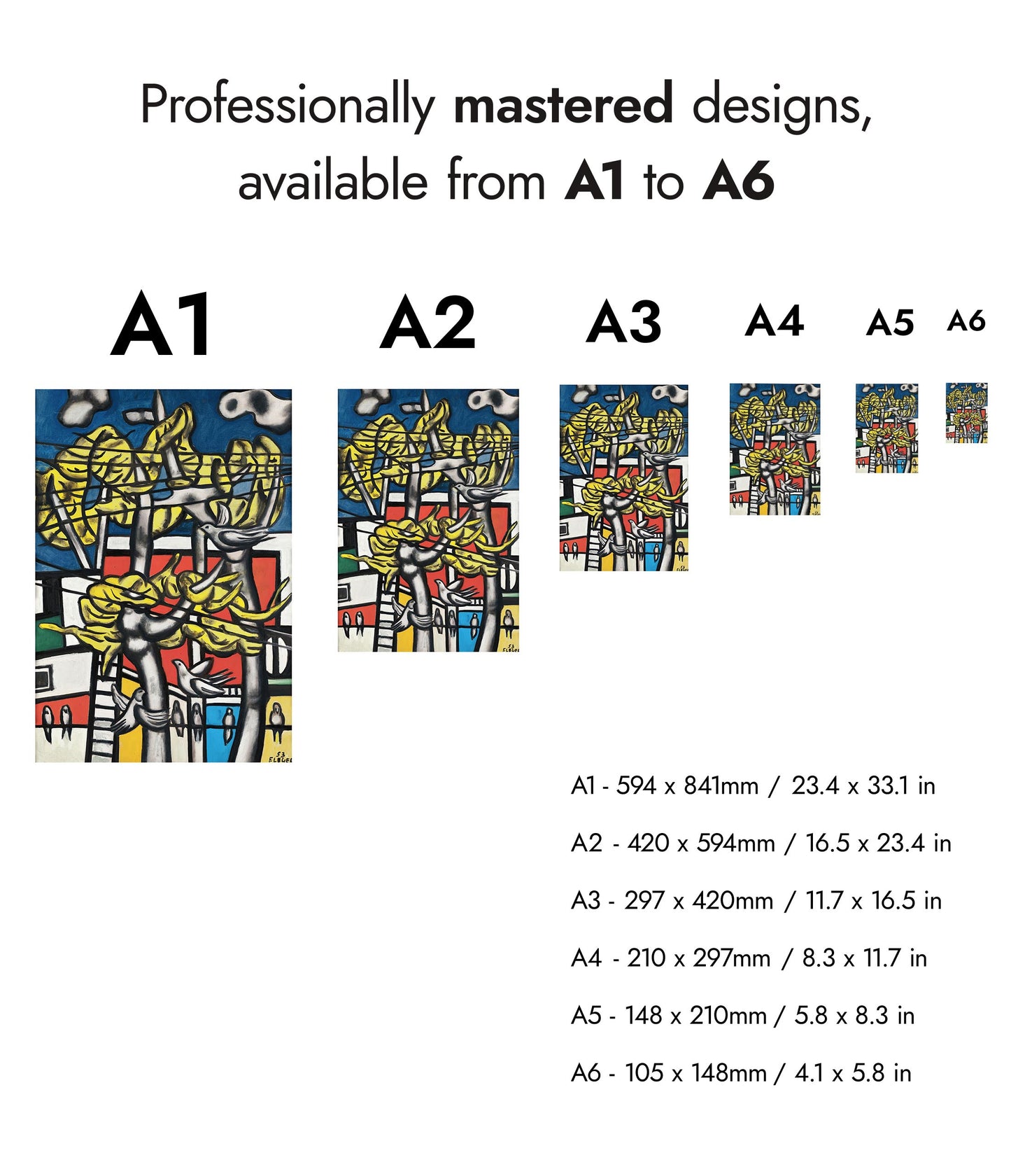 Vögel in den Bäumen