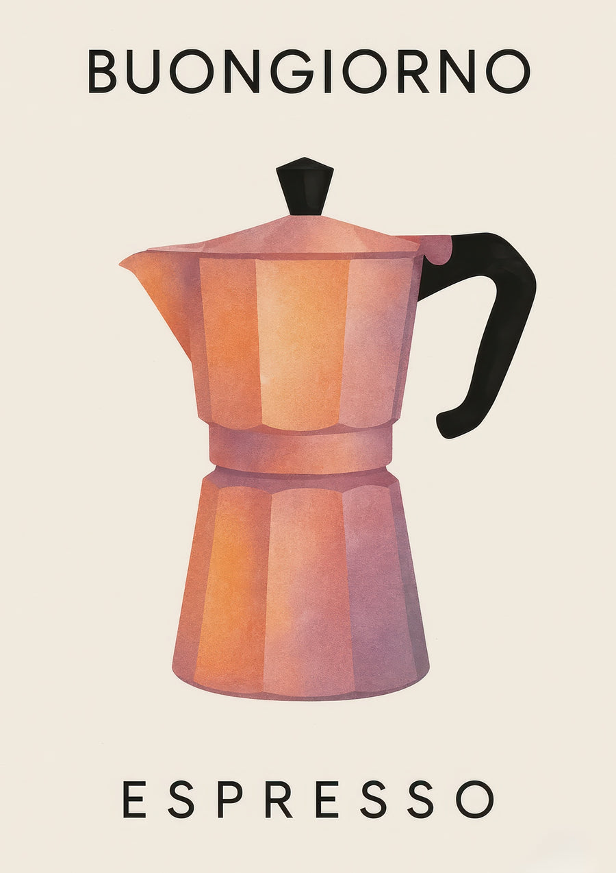 Buongiorno Espresso - Print Only frame