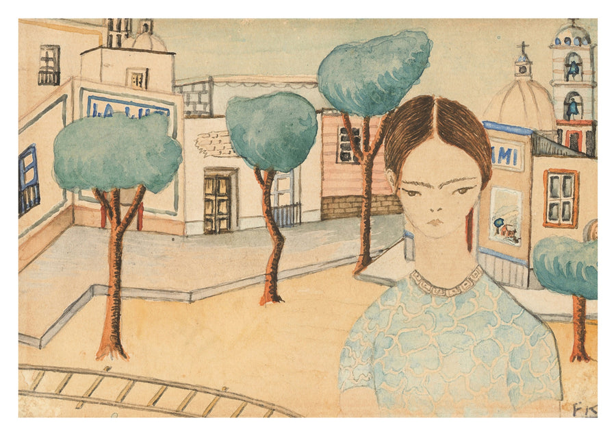 Frida in aquarel - Print Only frame